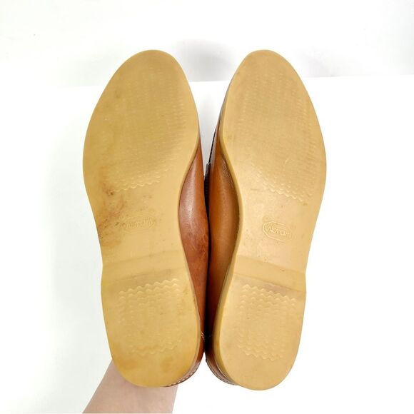 Gucci Tan Leather Horsebit Driving Loafers - Picture 7 of 12